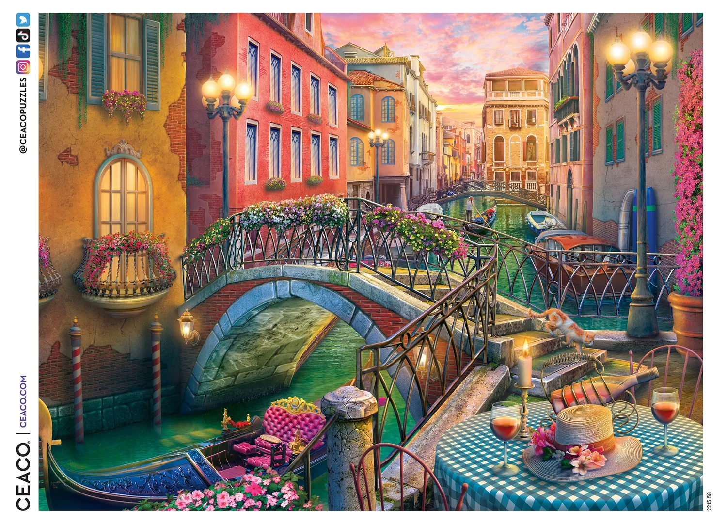 Ceaco Venice Canal at Dusk puzzle 300 piese Venetia