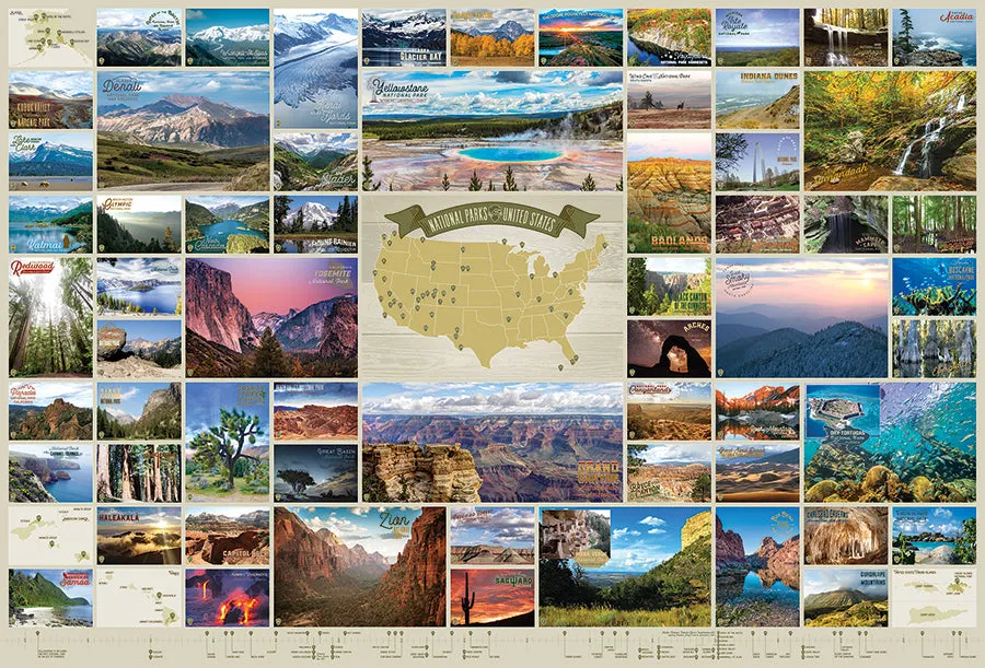 Cobble Hill National Parks puzzle 2000 piese colaj SUA