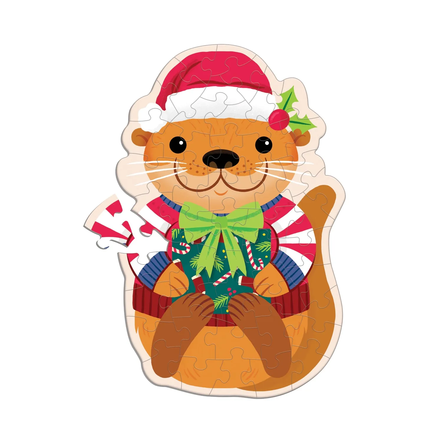 Mudpuppy Cinnamon Otter puzzle mini 48 piese scorțișoară