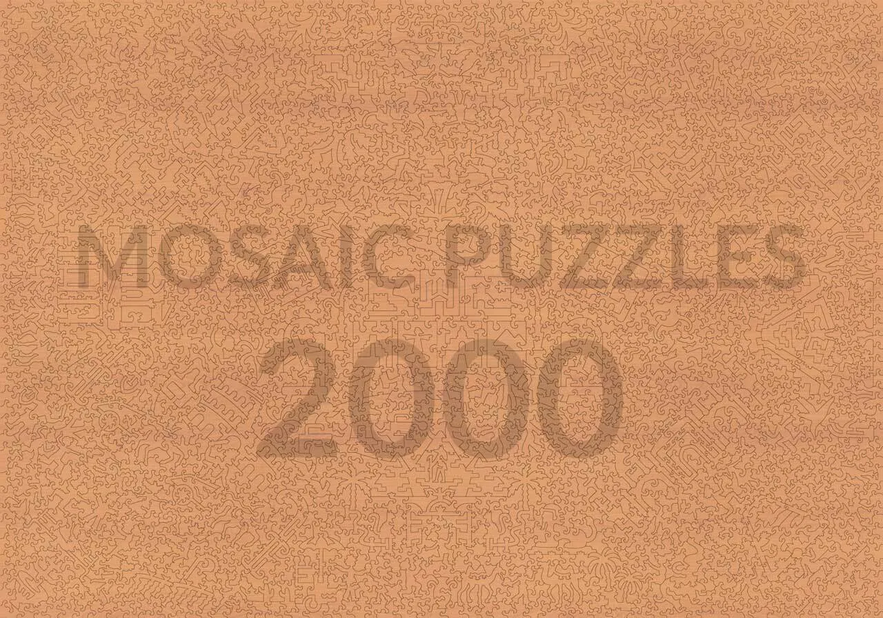 Mosaic Puzzles Beneath Pyramids puzzle lemn 250 piese