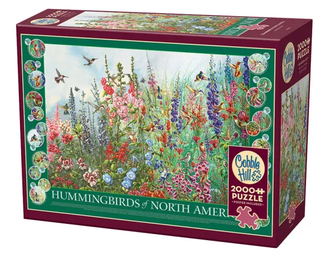 Cobble Hill Hummingbirds of North America puzzle 2000 piese pasari