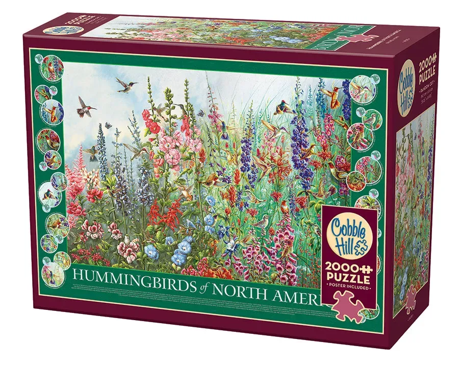 Cobble Hill Hummingbirds of North America puzzle 2000 piese pasari