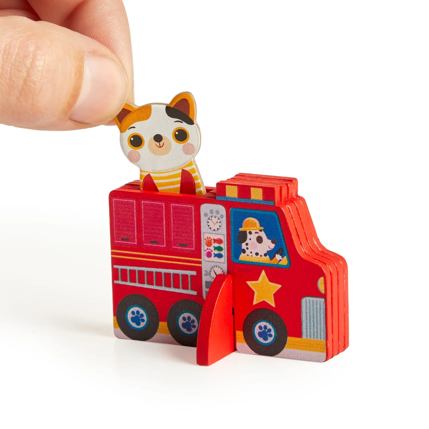 Mudpuppy Fire Engine Rescue joc cooperativ pompieri