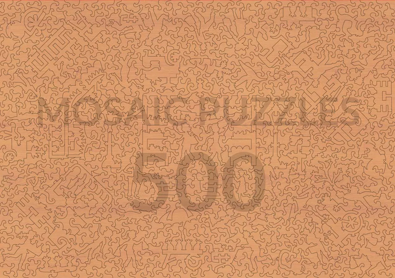 Mosaic Puzzles Homestead Garden puzzle lemn 100 piese gradina
