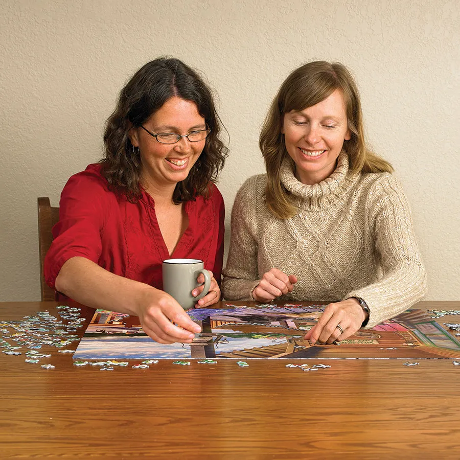 Cobble Hill Welcome to the Lake House puzzle 1000 piese lac