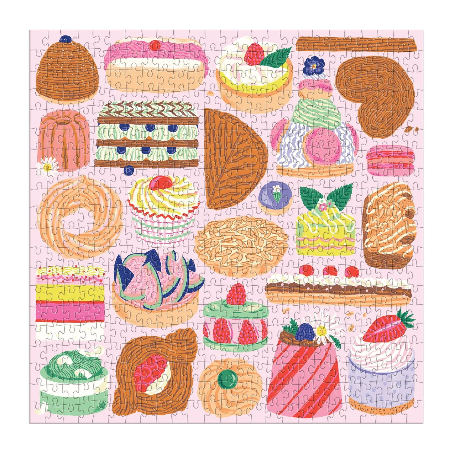 Mudpuppy Sweet Confections puzzle 500 piese dulciuri