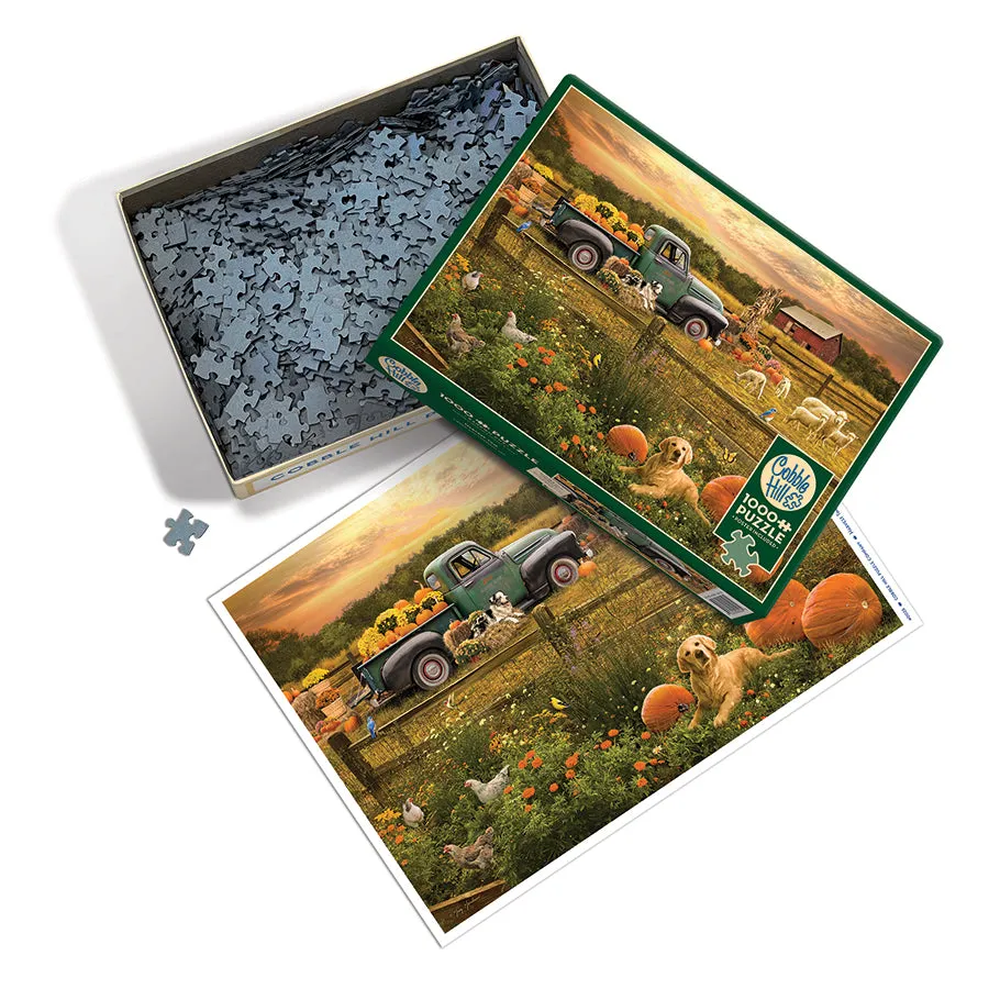 Cobble Hill Harvest Time puzzle 1000 piese ferma