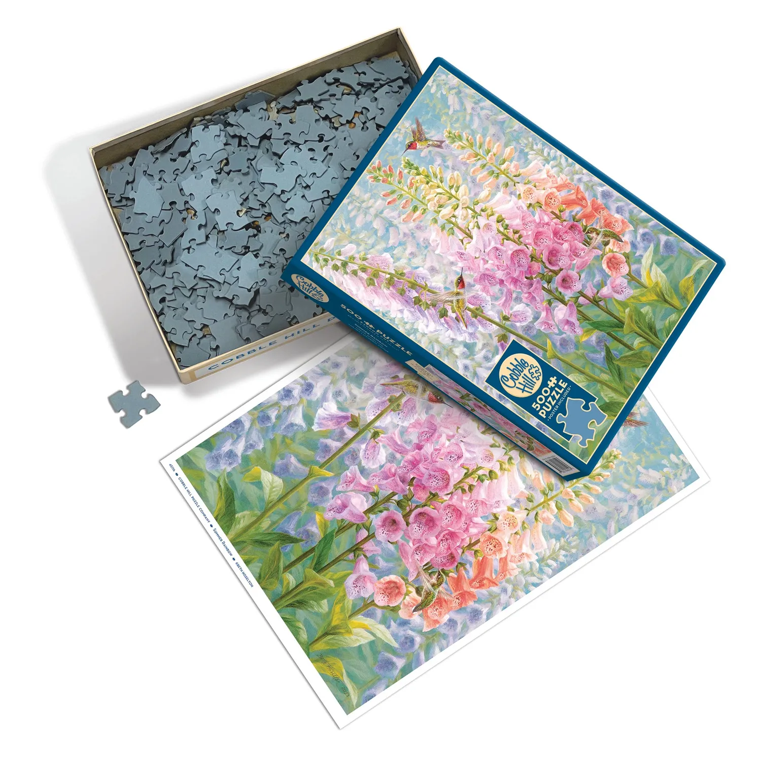 Cobble Hill Summer Rainbow 45116 puzzle 500 piese curcubeu