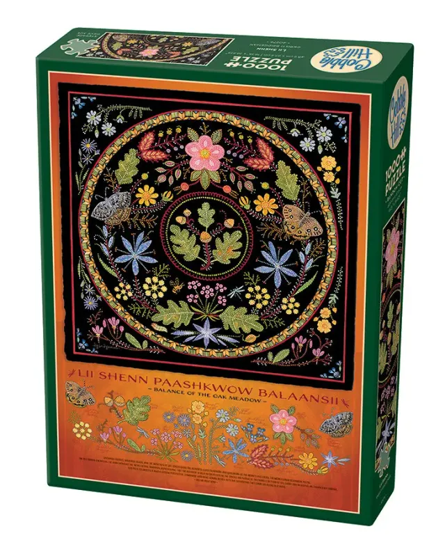Cobble Hill Lii Shenn puzzle 1000 piese floral