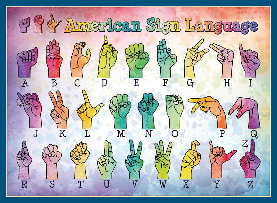 Cobble Hill American Sign Language puzzle 500 piese educativ