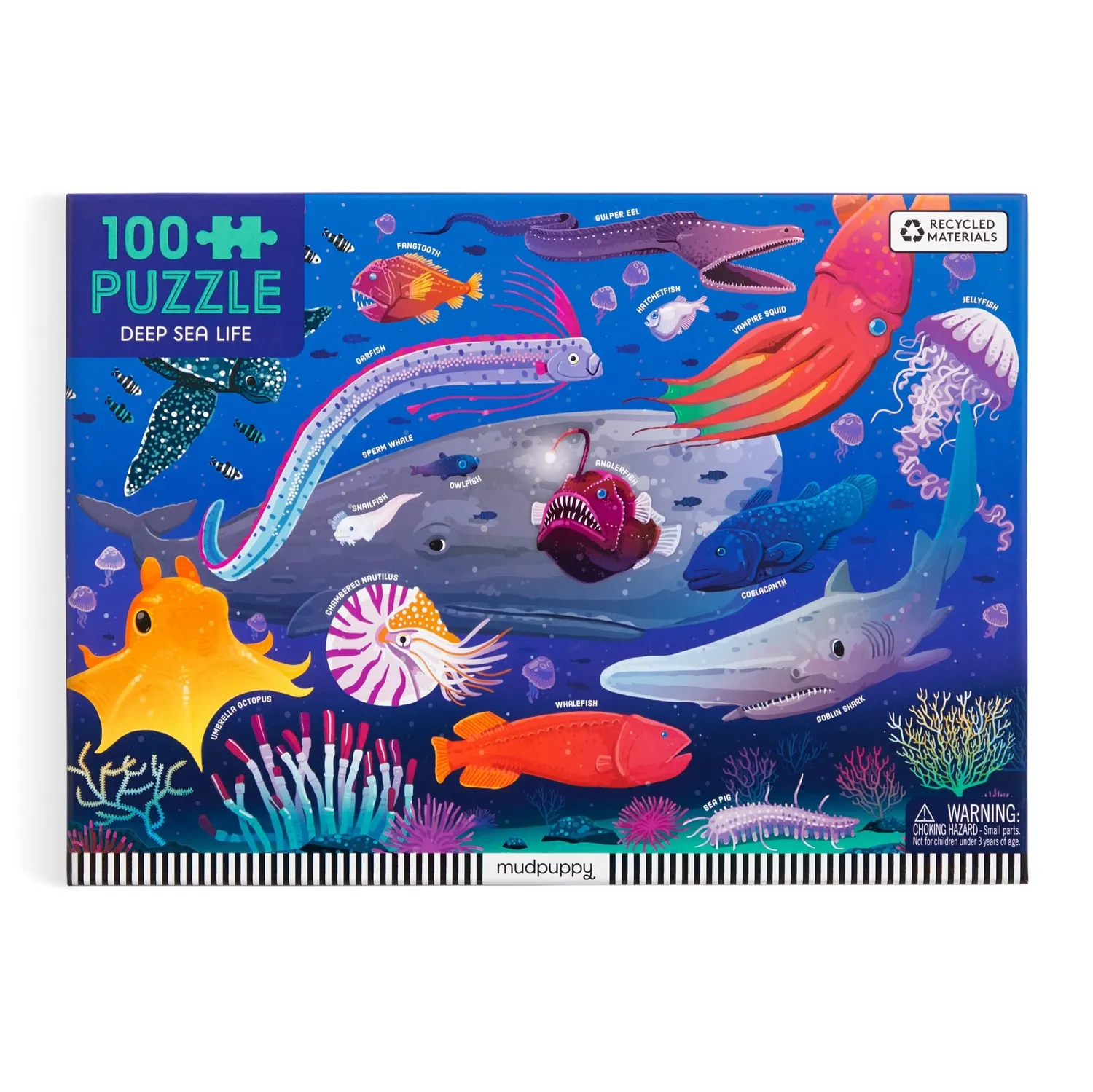Mudpuppy Deep Sea puzzle 100 piese ocean