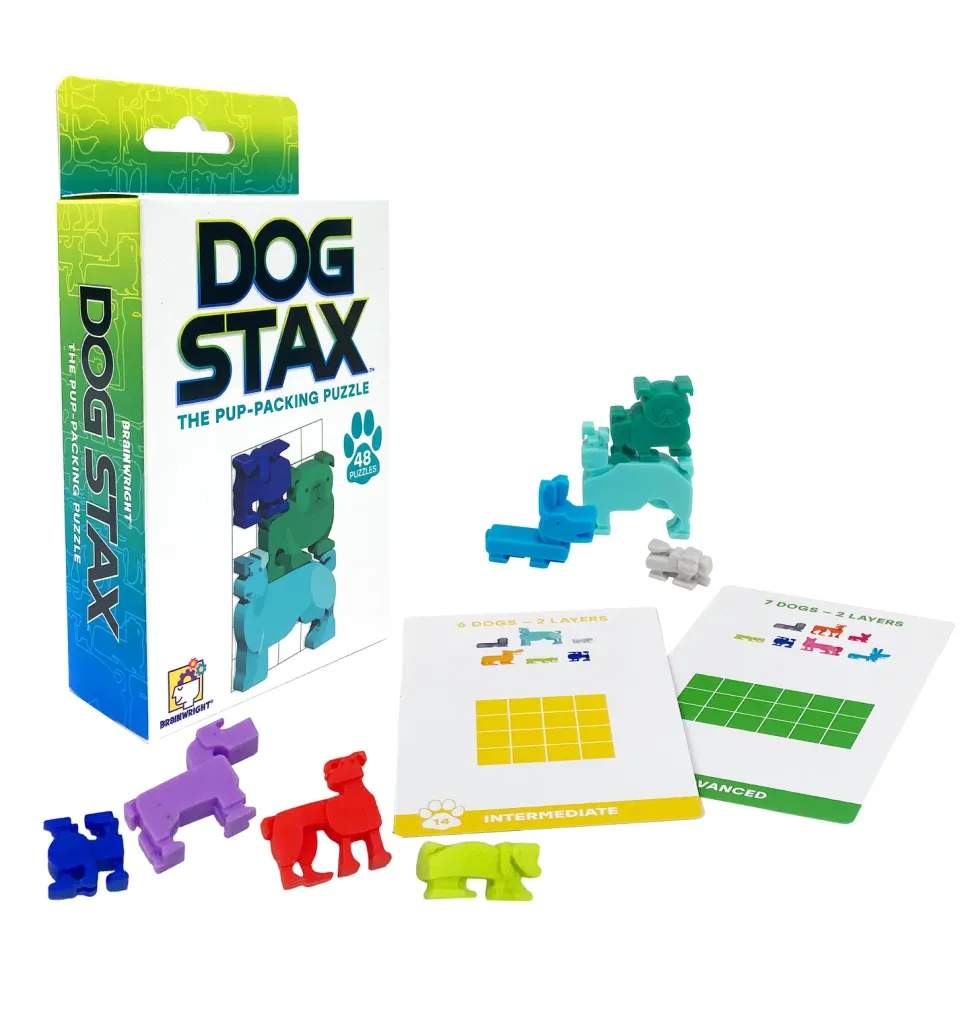 Ceaco Dog Stax joc logic 48 provocari