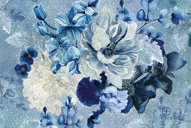 Mosaic Puzzles Rachel Bouquet puzzle lemn 500 piese flori