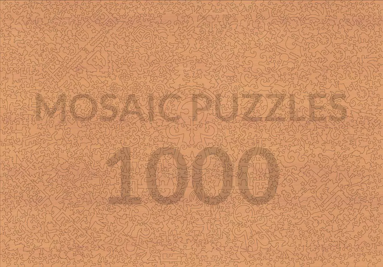 Mosaic Puzzles Gingerbread Feast puzzle lemn 100 piese Crăciun
