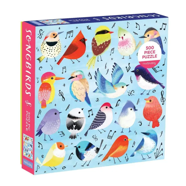 Mudpuppy Songbirds puzzle 500 piese pasari