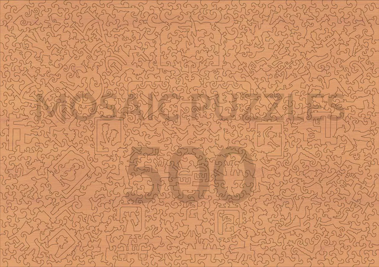 Mosaic Puzzles Montagne Sainte-Victoire puzzle lemn 500 piese