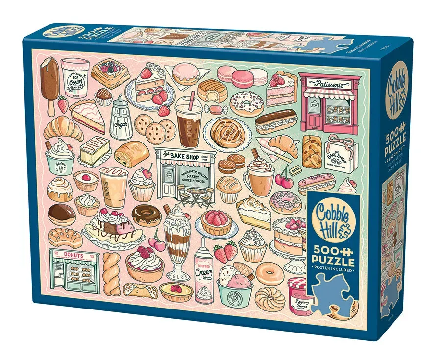 Cobble Hill Treat Yourself puzzle 500 piese deserturi