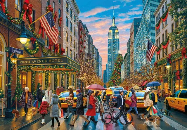 Mosaic Puzzles Christmas Lights puzzle 50 piese oras