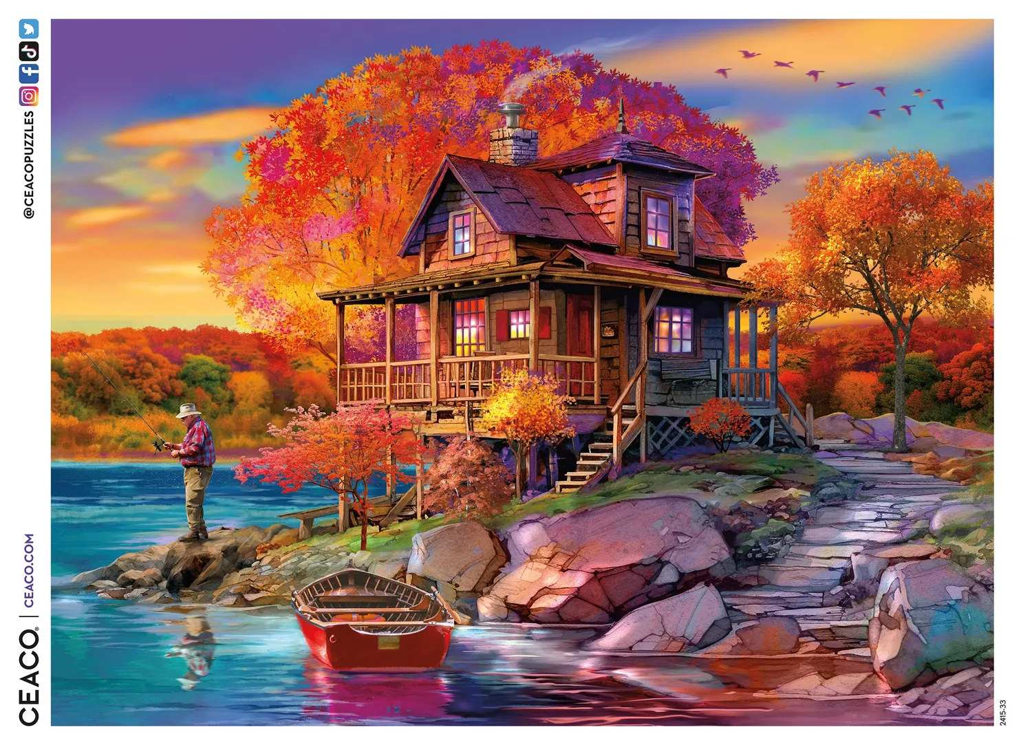 Ceaco Autumn's Spectrum puzzle 500 piese toamnă
