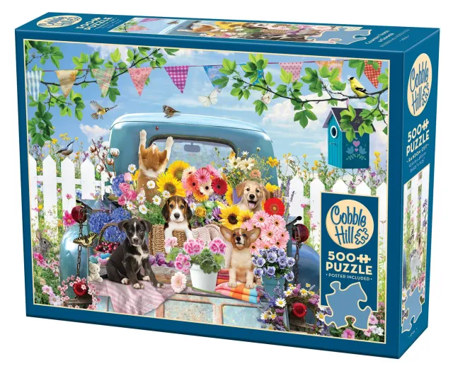 Cobble Hill Country Truck in Summer puzzle 500 piese vara