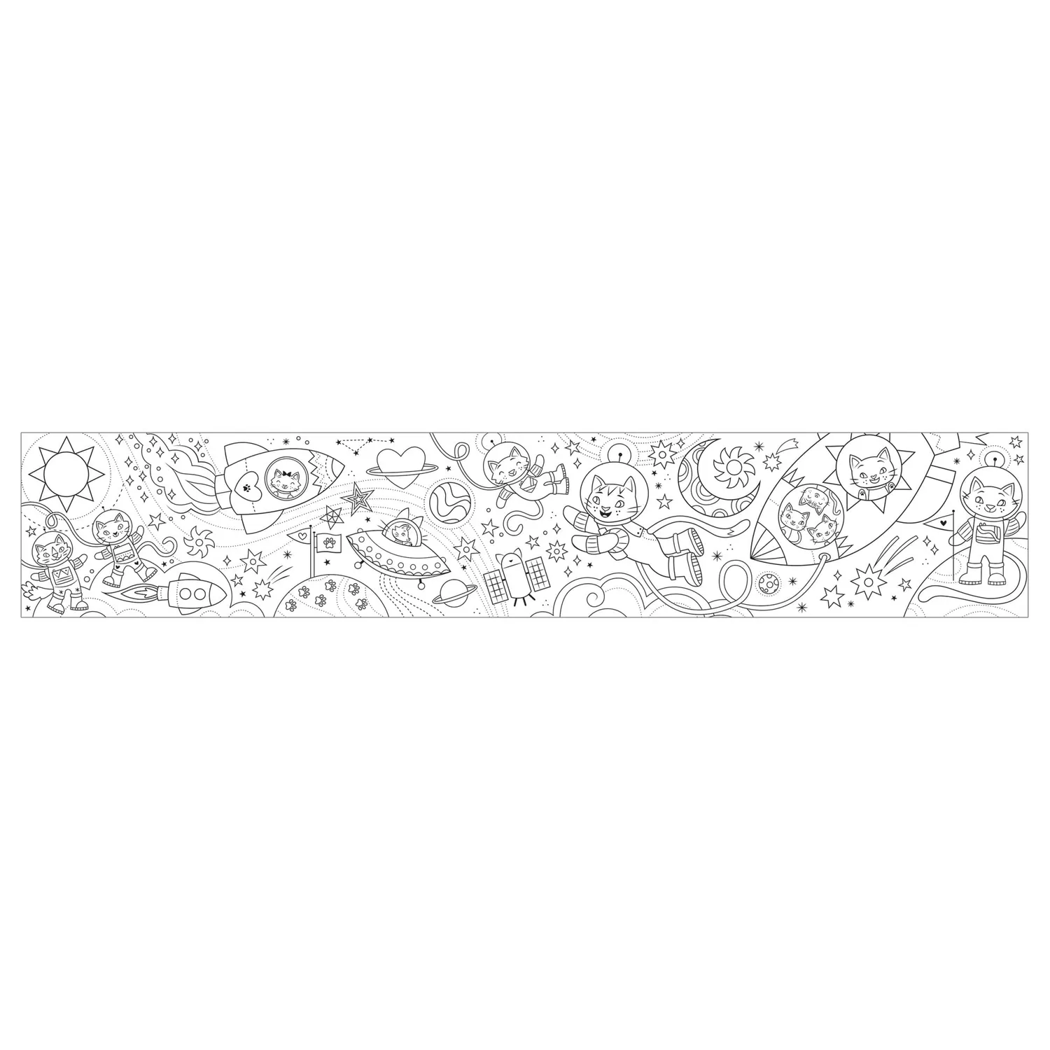 Mudpuppy Cosmic Dreams rolă de colorat mini 76 cm