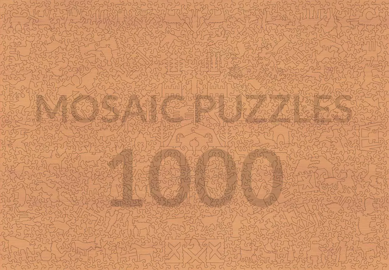 Mosaic Puzzles A Day on the Farm puzzle lemn 500 piese ferma
