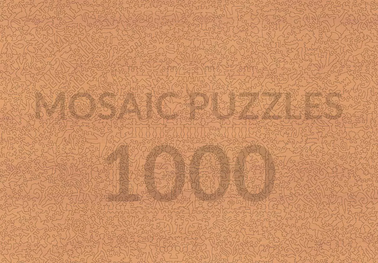Mosaic Puzzles A View from the Garden puzzle lemn 500 piese gradina