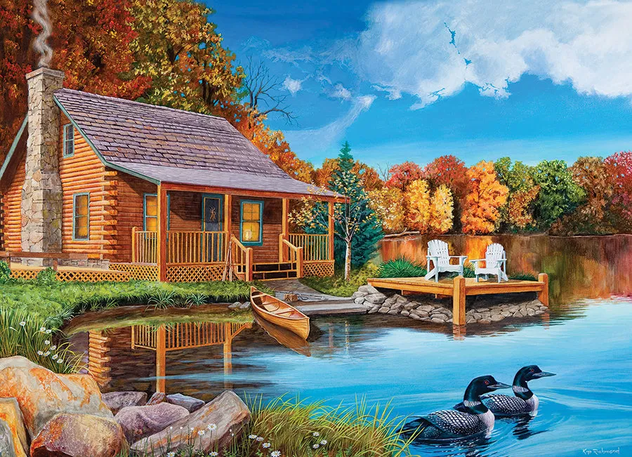 Cobble Hill Loon Lake puzzle 500 piese lac
