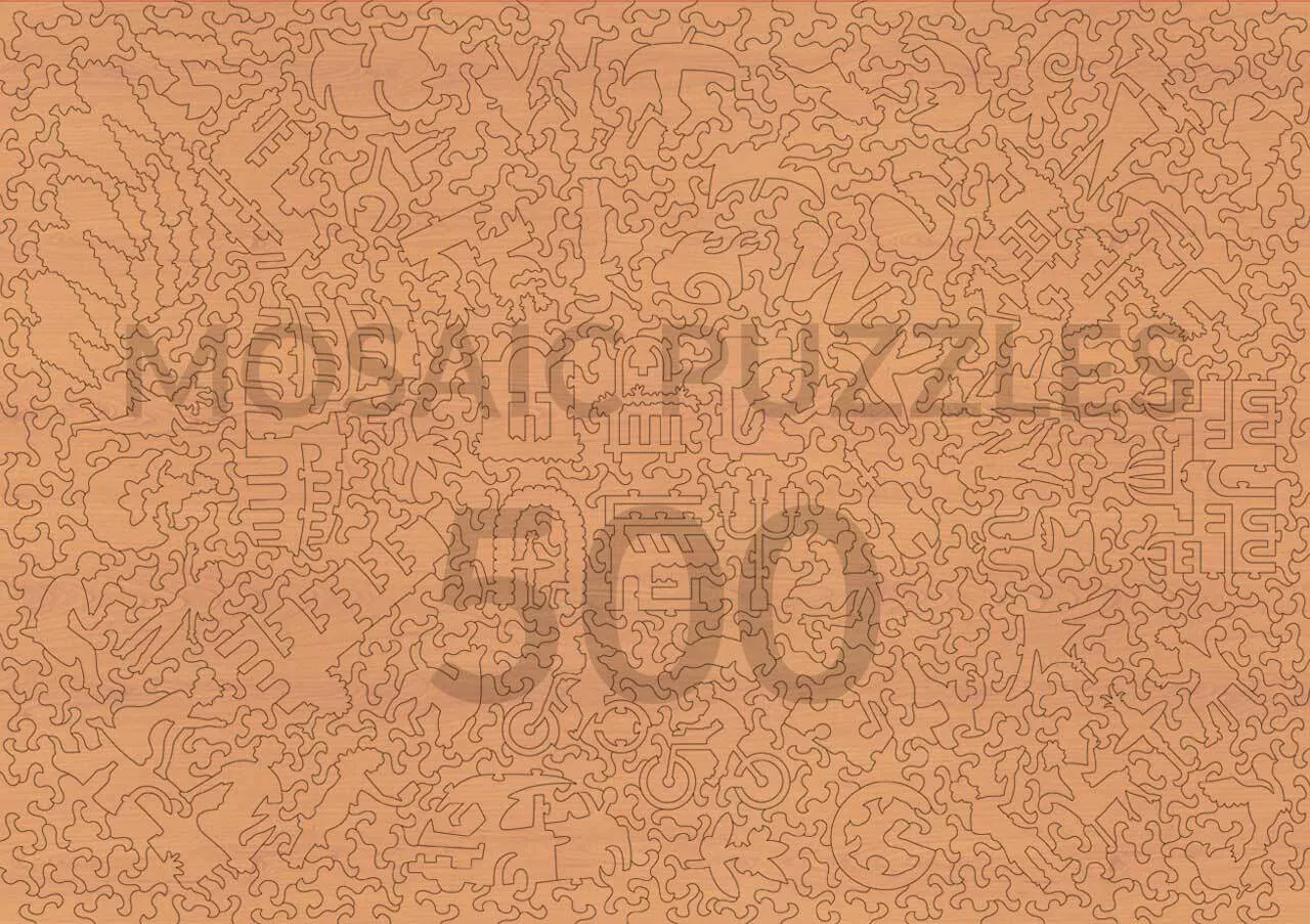 Mosaic Puzzles Ceci New York Villa Cimbrone puzzle lemn 500 piese Italia
