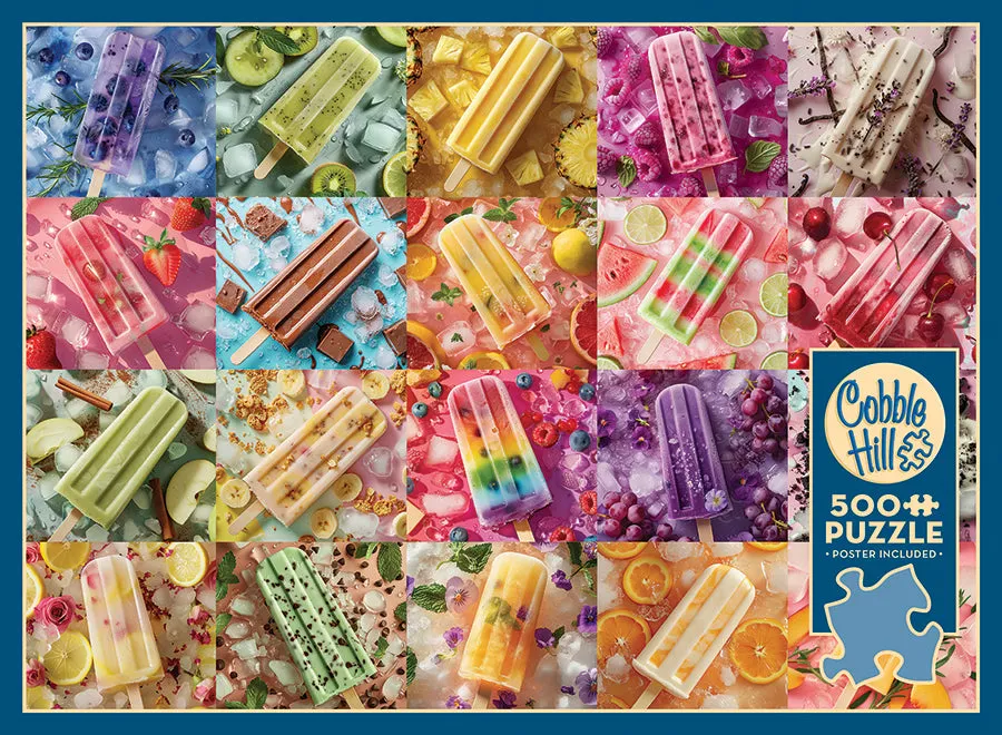 Cobble Hill Ice Lollies puzzle 500 piese inghetata