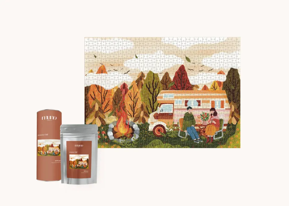 Muno Puzzle Camper puzzle 1000 piese toamna