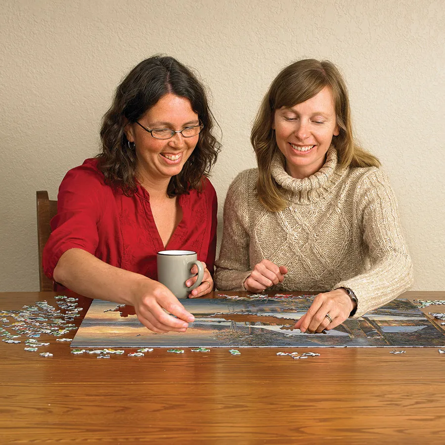 Cobble Hill The Good Life puzzle 1000 piese cabană
