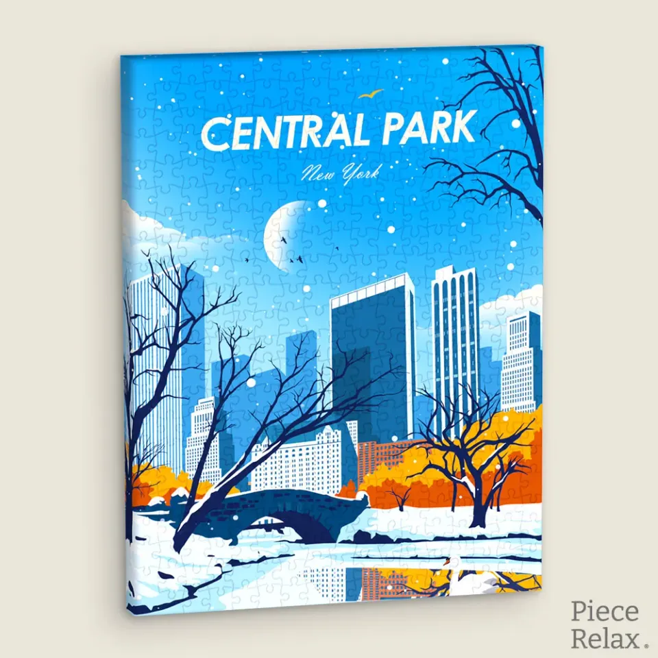 PieceRelax Central Park HN1404 puzzle canvas iarna