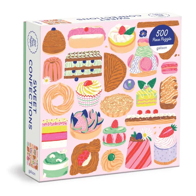 Mudpuppy Sweet Confections puzzle 500 piese dulciuri