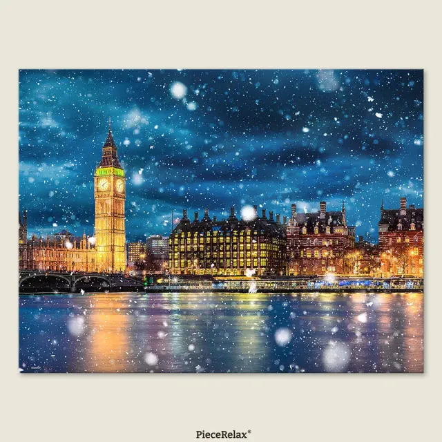 PieceRelax PieceClicks Thames Snowy Night U1141 puzzle