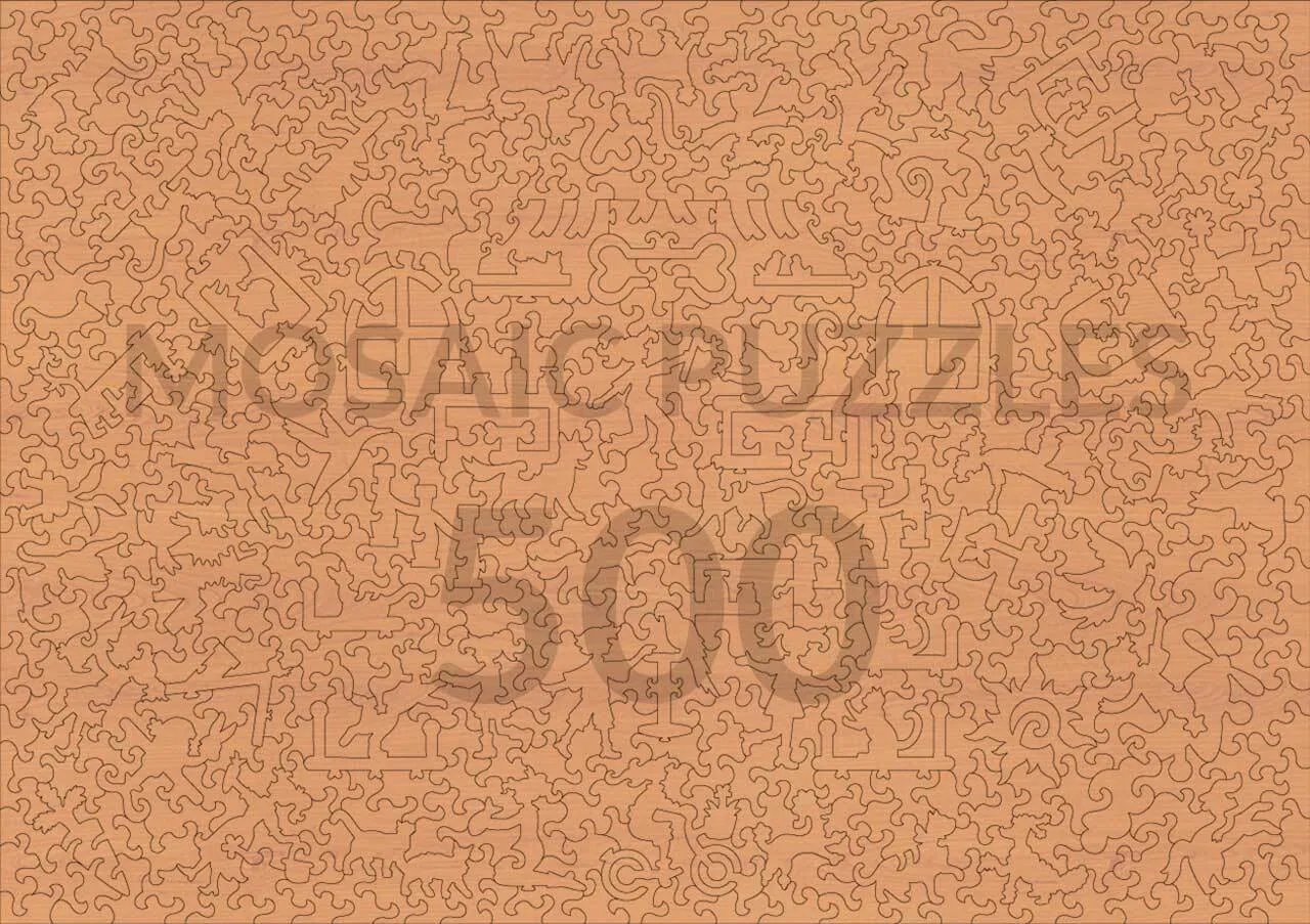 Mosaic Puzzles Companions on the Trail puzzle 500 piese cu caini