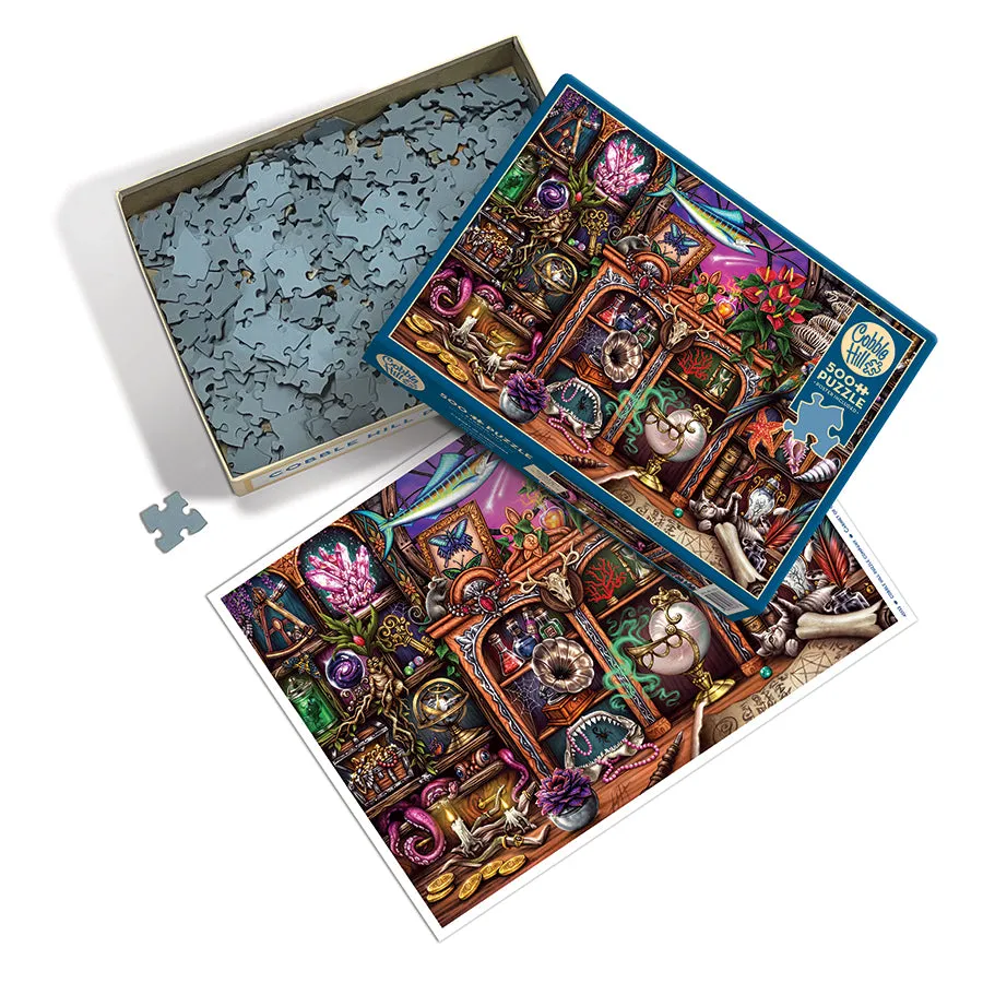 Cobble Hill Cabinet of Curiosities puzzle 500 piese