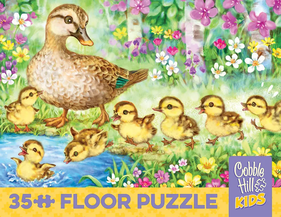 Cobble Hill Ducklings puzzle podea 35 piese rătute