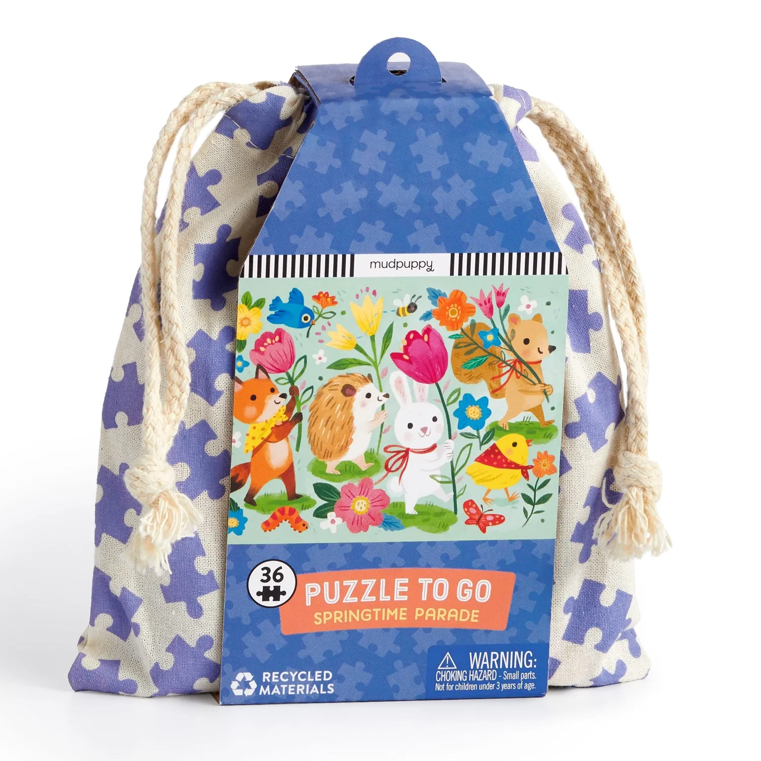 Mudpuppy Springtime Parade puzzle to go 36 piese pascala