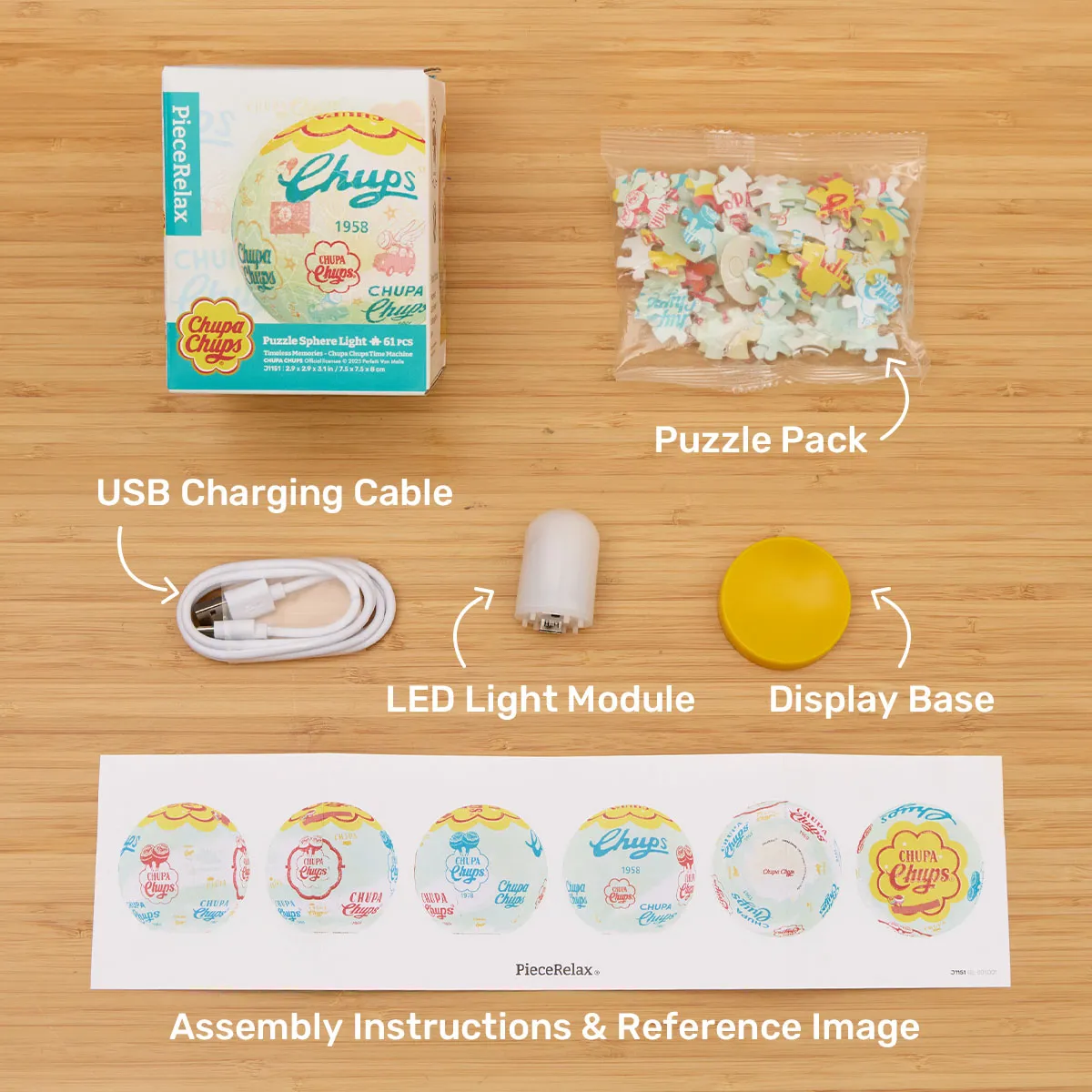 PieceRelax Time Machine J1151 lampă puzzle Chupa Chups