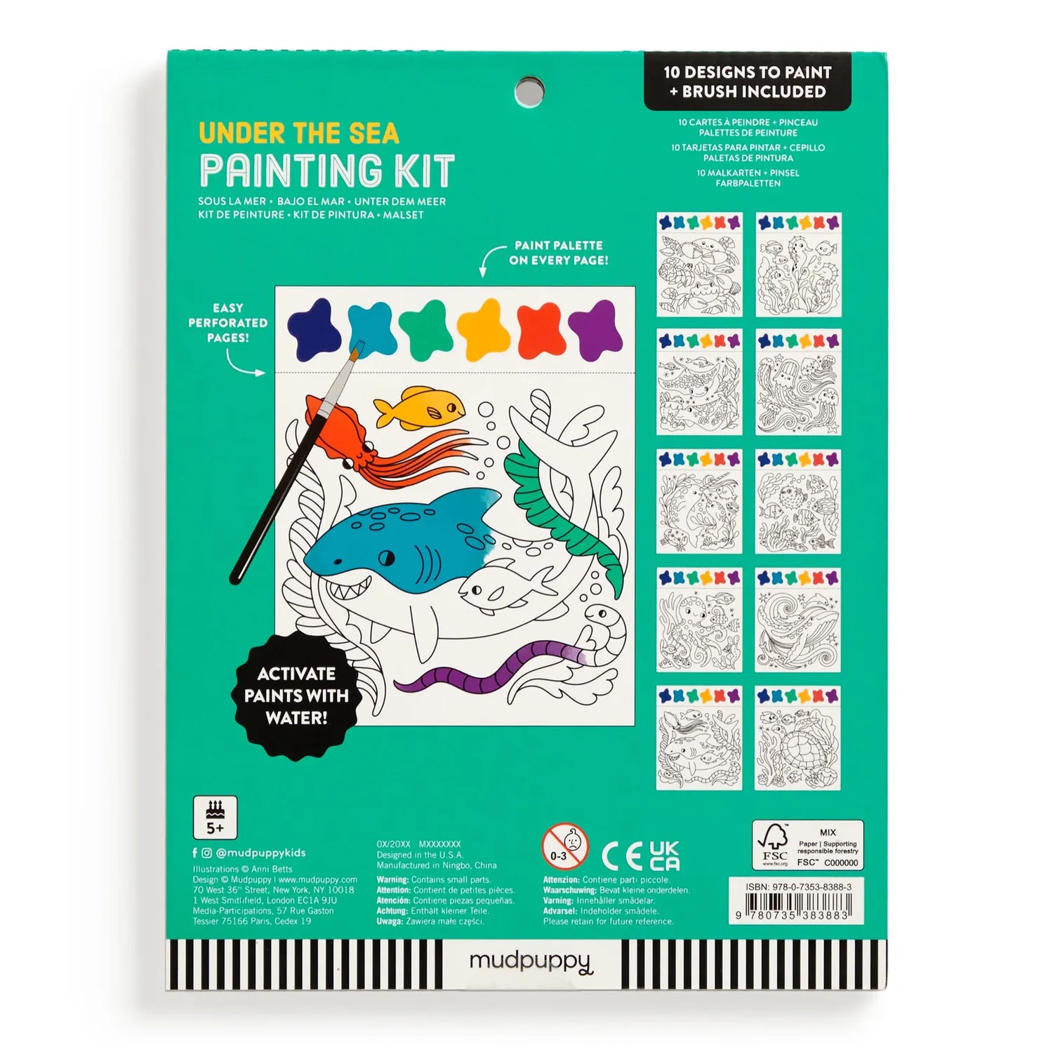 Mudpuppy Under the Sea kit pictura 10 planse