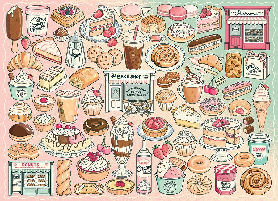 Cobble Hill Treat Yourself puzzle 500 piese deserturi