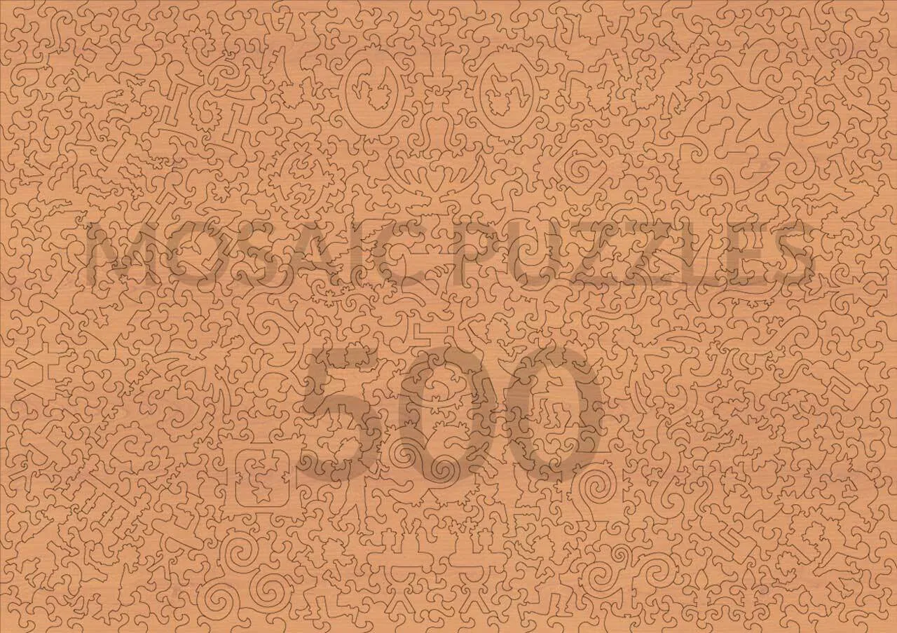 Mosaic Puzzles Green Center Kandinsky puzzle 500 piese abstract