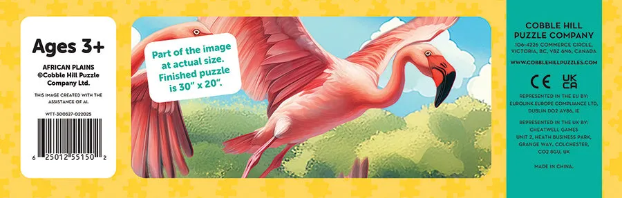 Cobble Hill African Plains puzzle podea 35 piese copii