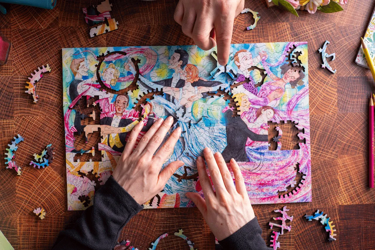 Mosaic Puzzles Twirling Dancers puzzle 3D 250 piese balerina