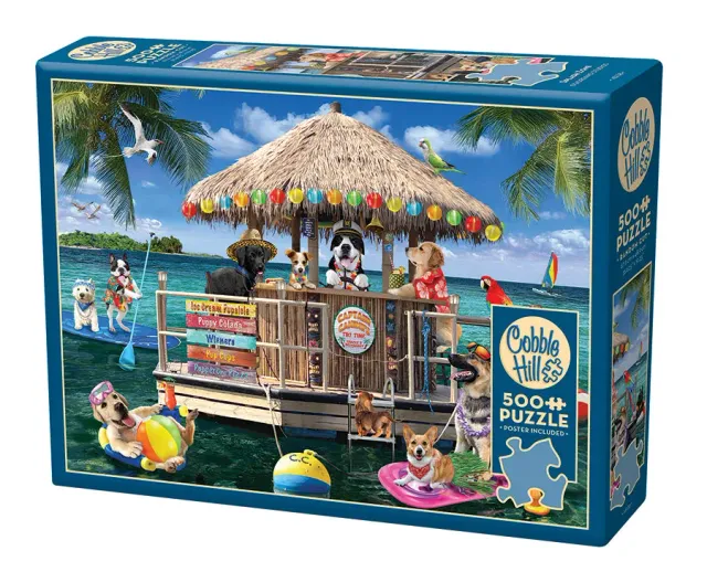 Cobble Hill Splash Zone puzzle 500 piese cu caini
