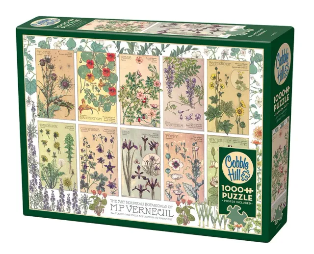 Cobble Hill Botanicals by Verneuil puzzle 1000 piese flori
