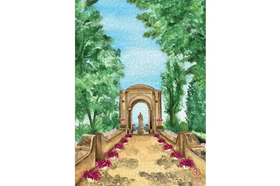 Mosaic Puzzles Ceci New York Villa Cimbrone puzzle lemn 500 piese Italia