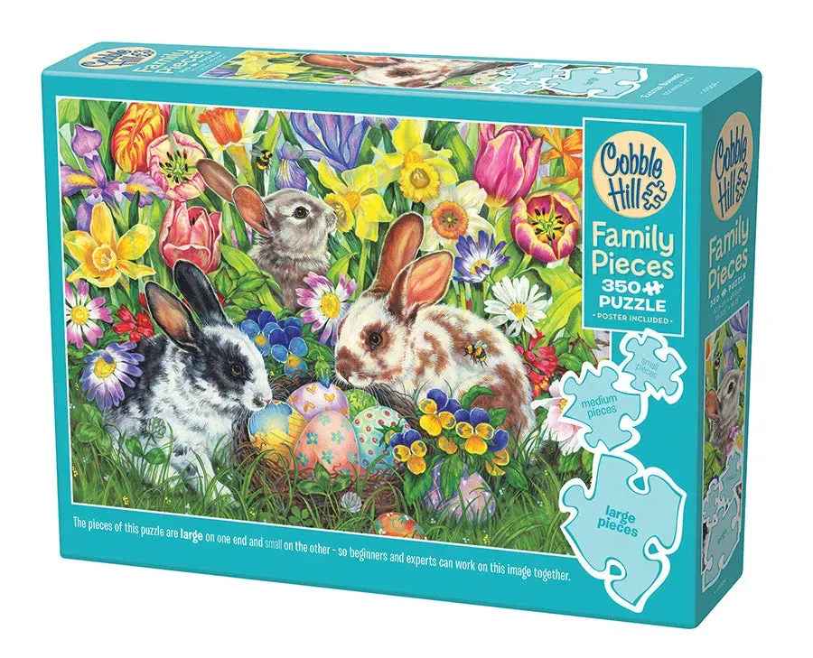 Cobble Hill Easter Bunnies 47009 puzzle 350 piese Paște