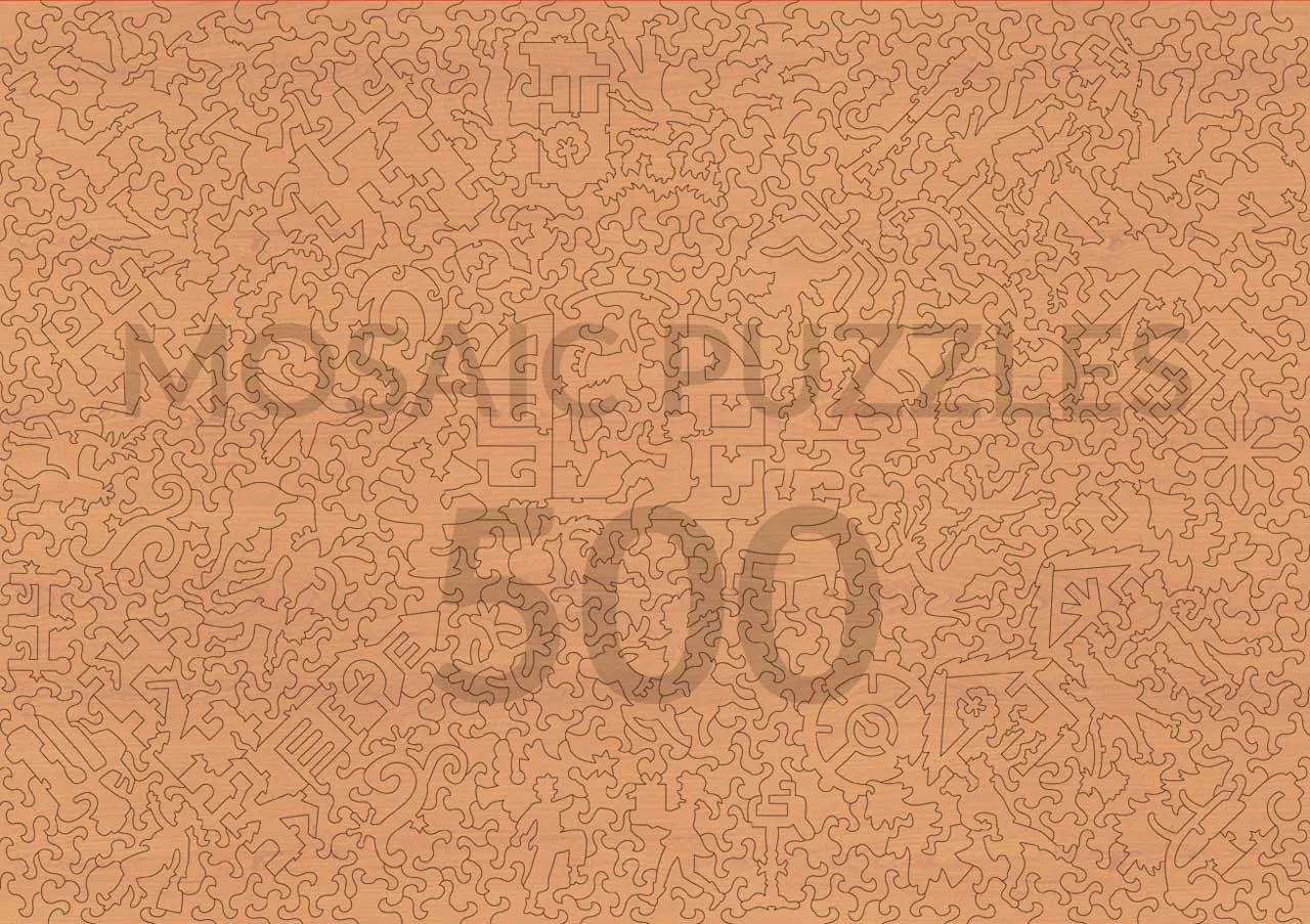 Mosaic Puzzles Festive Little Corner puzzle lemn 100 piese craciun